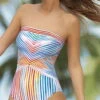 Sunflair Happy Line Bandeau One Piece Swimsuit 1 Sunflair Happy Line Bandeau One Piece Swimsuit -Sunflair Verkaufsgeschäft 22021