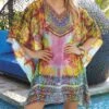 Sunflair Oriental Dream V Neck Poncho -Sunflair Verkaufsgeschäft 23811