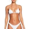 Vitamin A Gia Reversible Triangle Top In White EcoTex