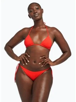 Vitamin A Gia Triangle Top In Poppy Ecolux