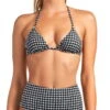 Vitamin A Gia Reversible Triangle Bikini Top In Vichy Black 2 Vitamin A Gia Reversible Triangle Bikini Top In Vichy Black -Sunflair Verkaufsgeschäft 47TR VIB 904B VIB 0006 1 T1