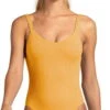 Vitamin A EcoRib Leah One Piece Swimsuit In Marigold -Sunflair Verkaufsgeschäft 76M ERM 1270 Front