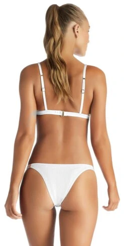 Vitamin A EcoRib Carmen Bikini Bottom In White
