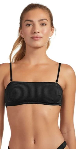 Vitamin A EcoRib Mila Bikini Top In Black 12 Vitamin A EcoRib Mila Bikini Top In Black -Sunflair Verkaufsgeschäft 902T ERB 812B ERB 0260 T2