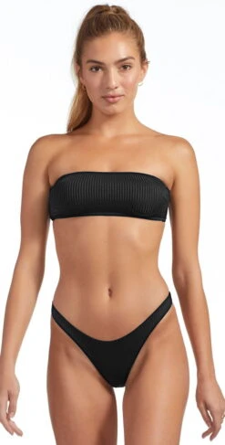 Vitamin A EcoRib Mila Bikini Top In Black 10 Vitamin A EcoRib Mila Bikini Top In Black -Sunflair Verkaufsgeschäft 902T ERB 812B ERB STRAP 0299 T1