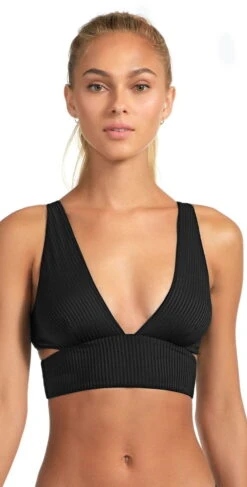 Vitamin A EcoRib Nicole Bikini Top In Black 8 Vitamin A EcoRib Nicole Bikini Top In Black -Sunflair Verkaufsgeschäft 915T ERB 167BF ERB 0210 T2