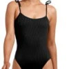 Vitamin A EcoRib Valentina One Piece Swimsuit In Black -Sunflair Verkaufsgeschäft 923Mfront