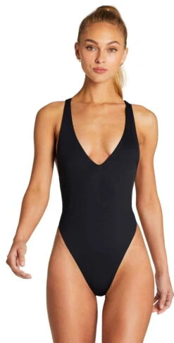 Vitamin A EcoLux Alana Full Coverage One Piece Swimsuit In Black