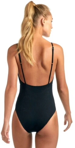 Vitamin A EcoRib Alma One Piece Swimsuit In Black -Sunflair Verkaufsgeschäft 931MF ERB BACK 0575 Back