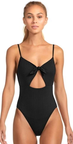 Vitamin A EcoRib Alma One Piece Swimsuit In Black -Sunflair Verkaufsgeschäft 931M ERB 0559 Front