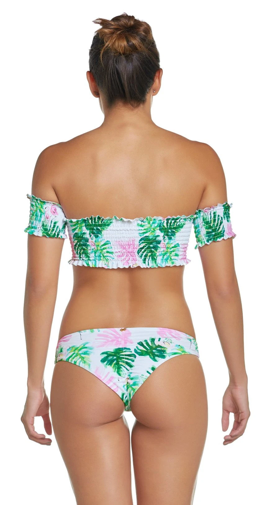 PilyQ Mingos Smocked Off The Shoulder Bikini Top 5 PilyQ Mingos Smocked Off The Shoulder Bikini Top – Bild 3