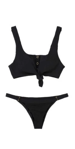 Beach Bunny Rib Tide Skimpy Bottom In Black -Sunflair Verkaufsgeschäft beach bunny 2018 rib tide b17125t0b2 black 1 5
