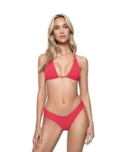 PQ Swim Chain Triangle Top In Avalon