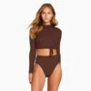 Vitamin A Chocolate Ecorib Remy Rashguard -Sunflair Verkaufsgeschäft choc