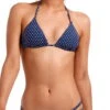 Vitamin A Gia Reversible Triangle Bikini Top In Rumba Dots -Sunflair Verkaufsgeschäft front47TR RDB 900B RDB 3352 T1