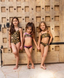 PQ Swim Girls Jungle Star Cut Out One Piece