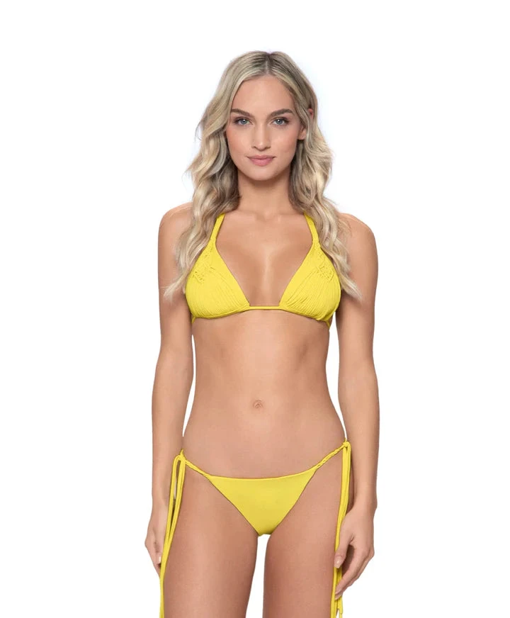PQ Swim Mila Triangle Top In Sunshine 3 PQ Swim Mila Triangle Top In Sunshine