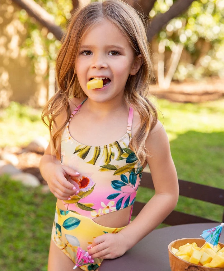 PQ Swim Girls Oasis Cut Out One Piece 3 PQ Swim Girls Oasis Cut Out One Piece