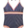 PilyQ Kids Sparkle Denim Embroidered One Piece Swimsuit -Sunflair Verkaufsgeschäft pilyq rainbowKIDS2018 FLAT 20 SPK 606P