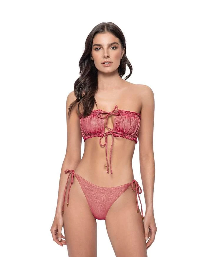 PQ Swim Remi Ruched Bandeau Top In Arcadia 4 PQ Swim Remi Ruched Bandeau Top In Arcadia – Bild 2